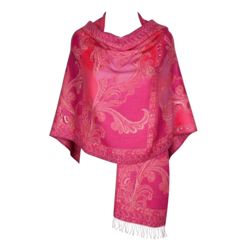 Deep Pink Shawl